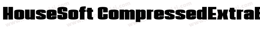 HouseSoft CompressedExtraBold字体转换